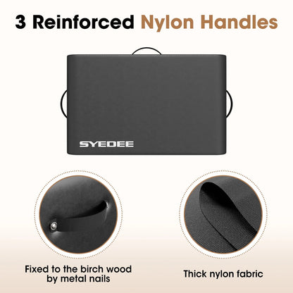 Pilates Reformer Box Set – 14" Anti-Deformation Circle with Padded Handles,Pilates Equipment for Home Gym Focusing on Toning, Arms, and Core